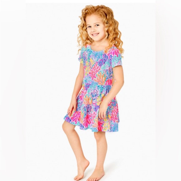 Lilly Pulitzer Girl's Mini Dress (Toddler/Little Kids/Big Kids) Large (8-10) - Picture 1 of 8